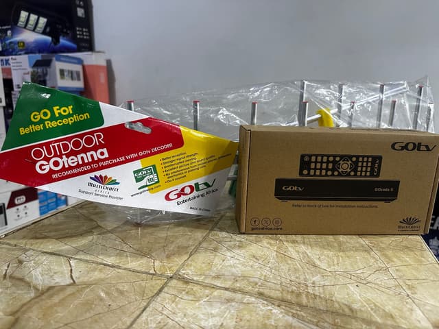 GOtv decoder and Antenna (PROMO)